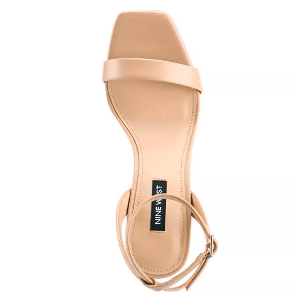 Nine West Woman’s Stilettos Sandals Zadie Light Natural Size 7.5 NEW - Picture 4 of 6